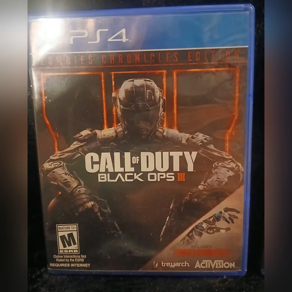 4 Disc Game Lot Sony PS4 Game Collection - Blue and Red Cases
